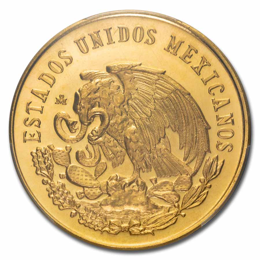 1962 Mexico Gold Cinco De Mayo Medallic 50 Peso SP-67 PCGS | eBay
